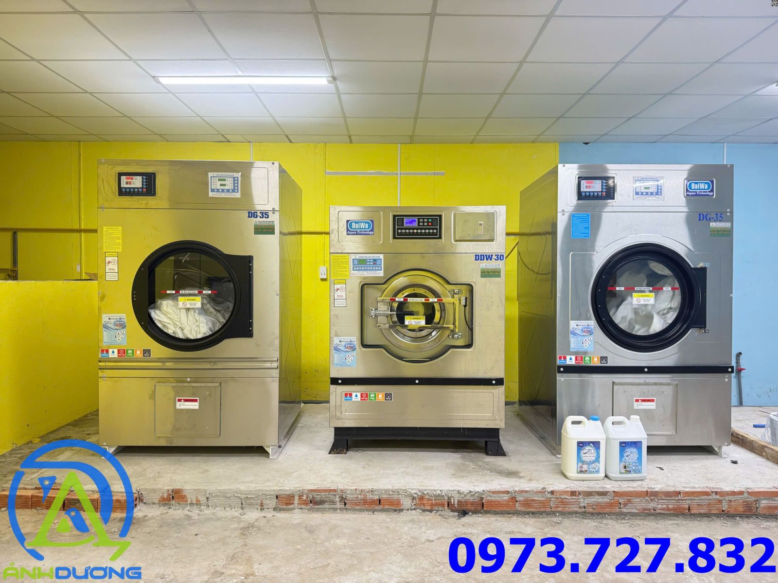 Mô hình tiệm giặt là dân sinh chi phí 100 triệu