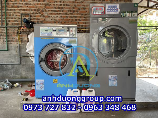 Máy giặt công nghiệp cũ nhật bãi Electrolux
